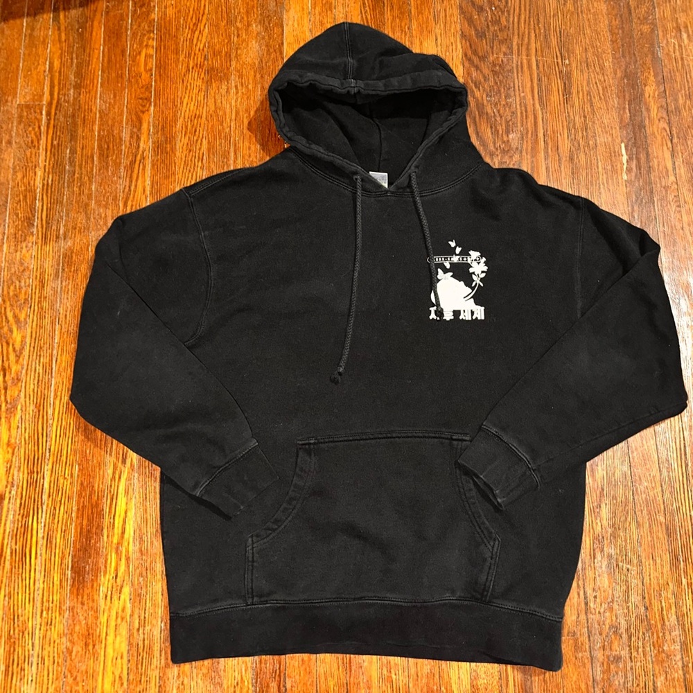 Large Cloak Brand Life After Death Markiplier Black Hoodie - Picture 2 of 8